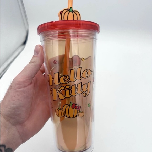 LOT OF 5 Hello Kitty Tumbler Cups New Gift Christmas Halloween Sanrio Cartoon - Picture 11 of 12